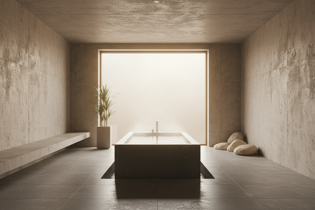 Cold Plunge Wellness Room